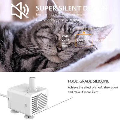 Fuente de Agua Automática para Mascotas con Flujo Ajustable - Image 10