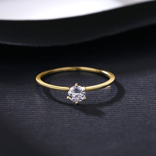 Anillo de Plata 925 Estrella del Viento con Circón para Dedo Índice - Image 5