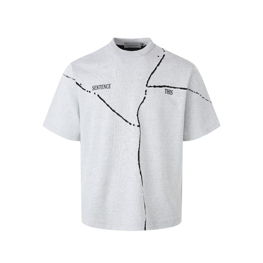 Playera Holgada Estilo Urbano con Estampado de Letras - Cómoda y Casual - Image 9