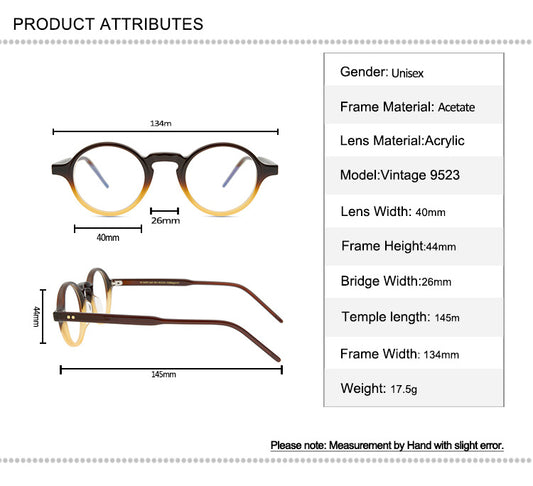Lentes Ópticos Redondos Minimalista - Diseño Moderno para Hombre - Image 2
