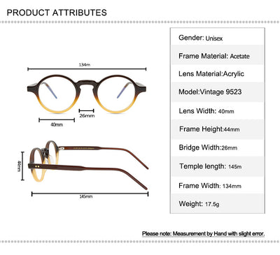 Lentes Ópticos Redondos Minimalista - Diseño Moderno para Hombre - Image 2