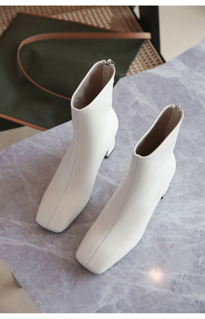 Botas de Cuero Premium con Diseño Minimalista - Image 5
