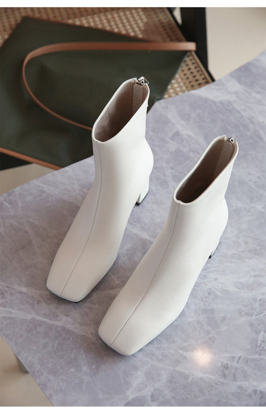 Botas de Cuero Premium con Diseño Minimalista - Image 5