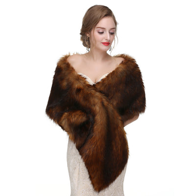 Estola de Piel de Zorro para Novia - Chal Elegante Invierno - Image 20
