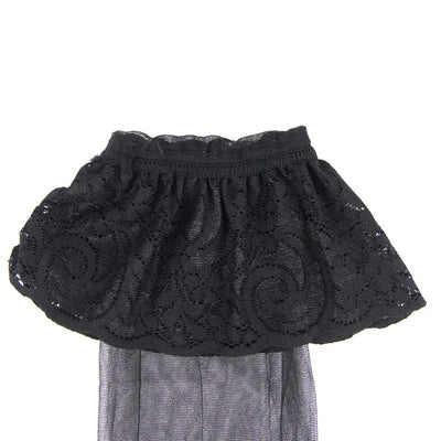 Medias de Encaje Negro Talla Grande con Ligas Estilo Europeo - Image 10