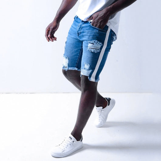 Shorts Denim Rotos para Hombre - Estilo Urbano Verano - Image 6