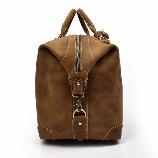 Bolsa de Viaje Grande en Cuero Crazy Horse - Capacidad Máxima - Image 18