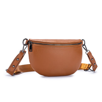 Bolso Mensajero de Cuero Genuino para Mujer - Diseño Minimalista Premium - Image 9