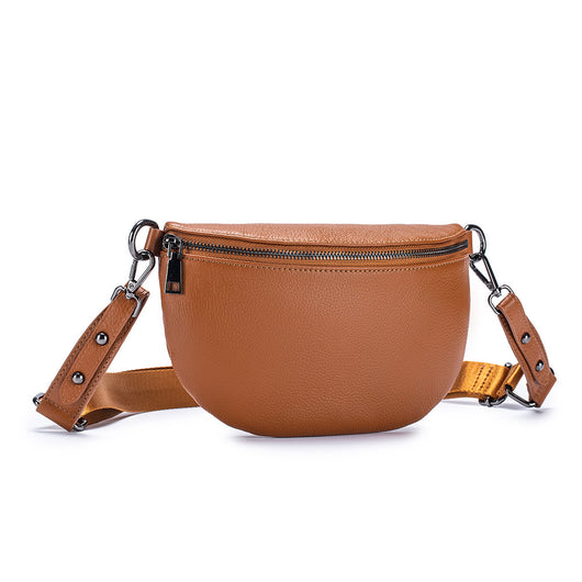 Bolso Mensajero de Cuero Genuino para Mujer - Diseño Minimalista Premium - Image 9