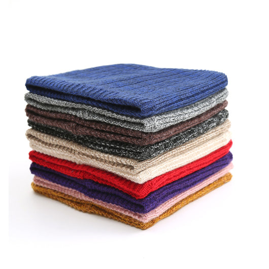Bufanda Tejida de Rayas Anchas con Forro Polar para Hombre - Image 43