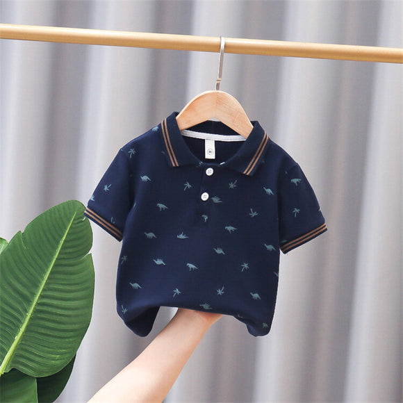 Polo Infantil de Manga Corta para Niños