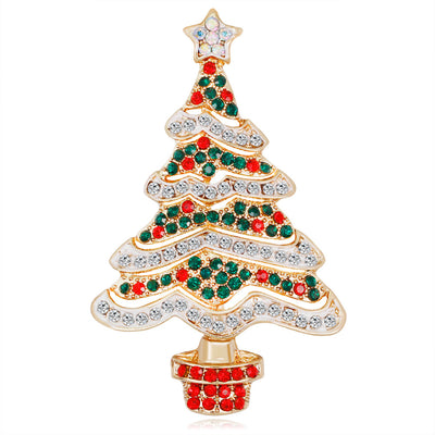 Broche de Árbol Navideño con Cristales Brillantes - Image 7