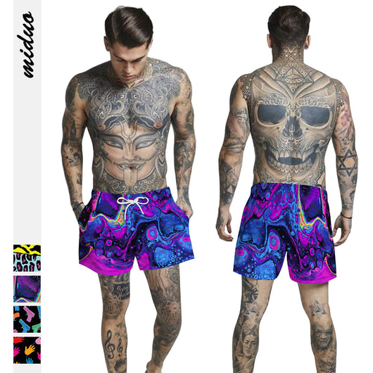 Playera Hombre Estampado Digital Paisaje Púrpura - Colección Verano - Image 12