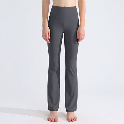 Pantalones Yoga Deportivos Antibacterianos Efecto Piel Desnuda con Campana - Image 6