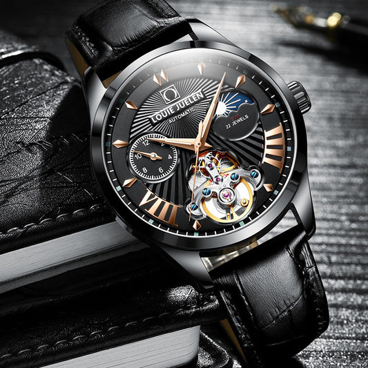 Reloj Mecánico Hueco Impermeable para Hombre