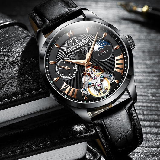 Reloj Mecánico Hueco Impermeable para Hombre