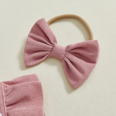 Conjunto de Dos Piezas Conejito Adorable en Pana para Bebé - Image 8
