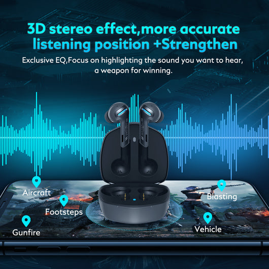 Auriculares Bluetooth In-Ear para Videojuegos Inalámbricos - Image 4