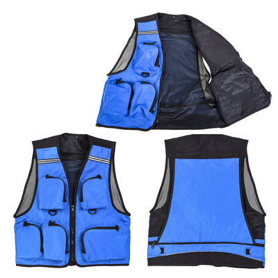 Chaleco de Pesca Multibolsillos Impermeable para Actividades Outdoor - Image 4
