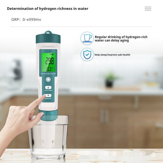 Medidor de Calidad de Agua 7 en 1 - Probador Digital TDS y pH - Image 8