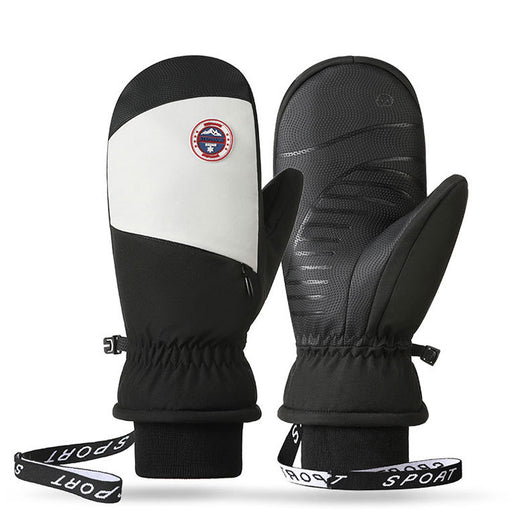 Manoplas Deportivas de Felpa Gruesa a Prueba de Viento y Frío para Ciclismo y Esquí - Image 4