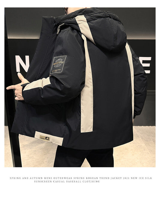 Chaqueta de Trabajo Acolchada Corta para Hombre Invierno - Image 9