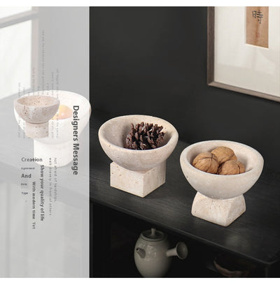 Bandeja de Mármol Natural para Frutas y Decoración de Escritorio - Image 14