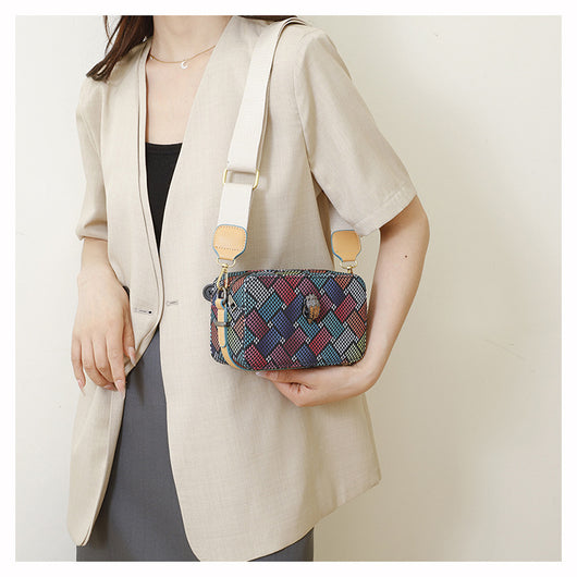 Bolsa para Cámara Elegante Multicolor con Diseño Águila y Correa Ancha - Image 27