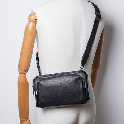 Bolsa de Cuero para Hombre con Gran Capacidad y Múltiples Compartimentos - Image 2