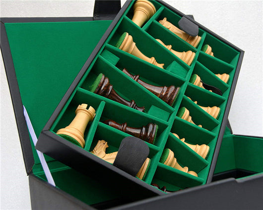 Caja de Almacenamiento para Piezas de Ajedrez Grande - Estuche de Cuero Premium - Image 5