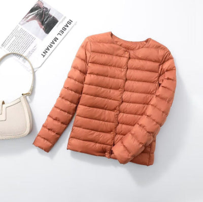 Chaqueta Corta Acolchada de Algodón para Mujer - Ligera y Cálida - Image 14