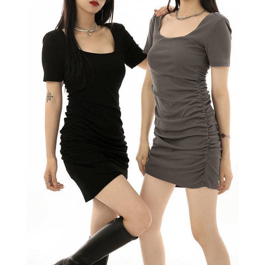 Vestido Negro Escote Cuadrado Pure Desire - Image 9