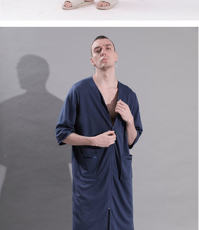 Bata Suelta Talla Grande Estilo Japonés y Coreano para Dormir - Image 23