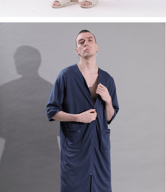 Bata Suelta Talla Grande Estilo Japonés y Coreano para Dormir - Image 23