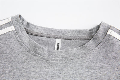 Camiseta de Hombre a Rayas con Cordones y Manga Corta - Image 16