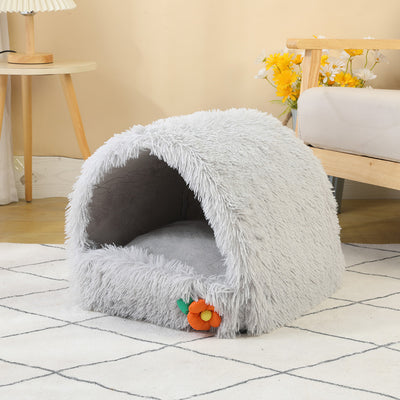 Casa Cama para Gatos Semicerrada Térmica Comprimible - Image 7