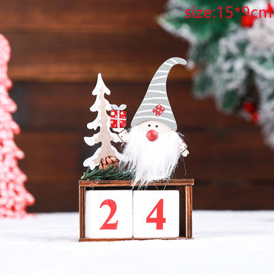 Adornos Navideños de Madera con Celebridades - Caja de Regalos para Adultos Mayores - Image 6