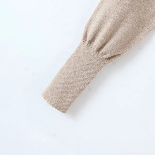 Cardigan Tejido Corto con Bordado de Letras Estilo Británico - Image 26