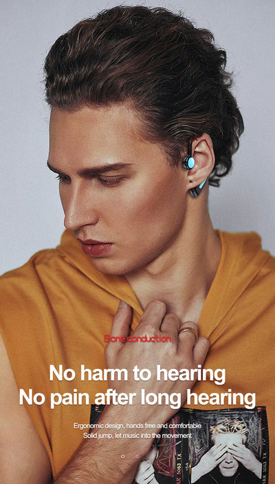 Auriculares Bluetooth de Conducción Ósea - Diseño Ergonómico sin Inserción - Image 17