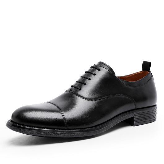 Zapatos de Hombre con Caña de Cuero Genuino Degradado y Cierre de Cordones - Image 12