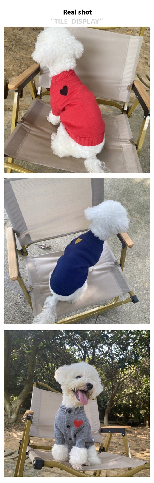 Suéter Cálido para Perros y Gatos - Cardigan Tejido para Mascotas Pequeñas y Medianas - Image 11