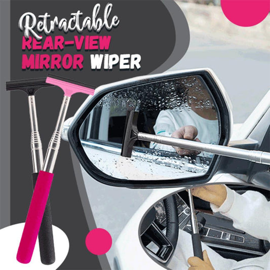 Limpiaparabrisas Retráctil para Espejo Retrovisor - Removedor de Agua para Lluvia