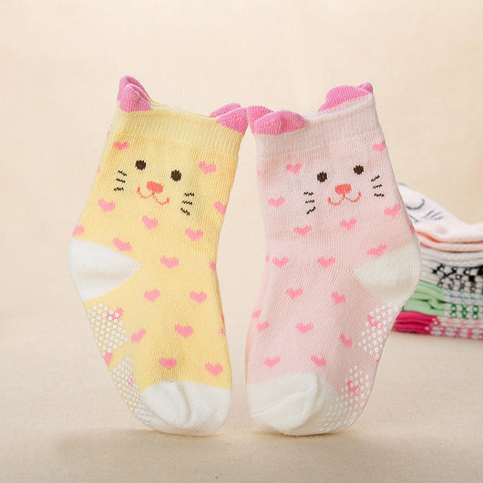 2 Pares de Calcetines de Algodón para Bebé con Diseños de Animales en 3D - Image 10