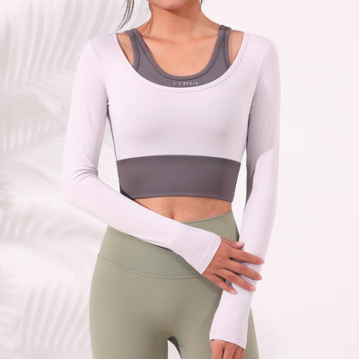 Playera Deportiva de Manga Larga para Mujer - Running