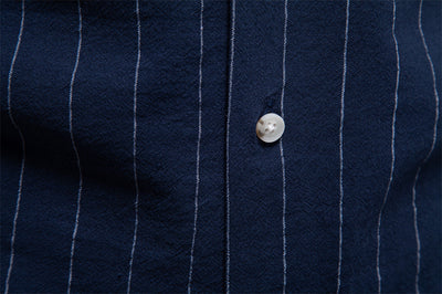 Camisa Cubana de Rayas en Algodón para Hombre - Image 17