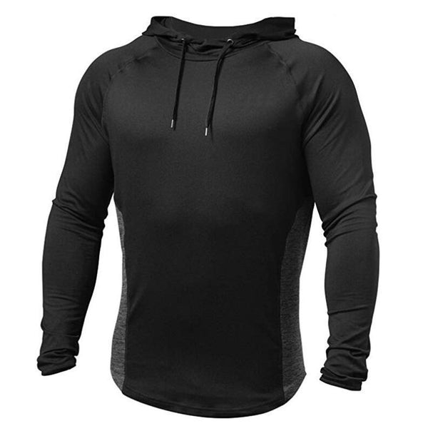 Sudadera Deportiva con Capucha para Hombre - Ajuste Cómodo Color Sólido