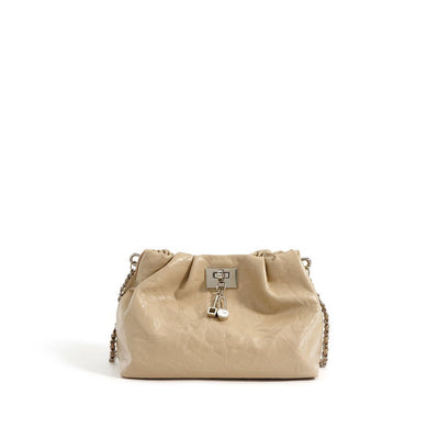 Bolso Nube de Cuero con Cierre Retro - Elegancia y Temperamento de Alto Grado - Image 6
