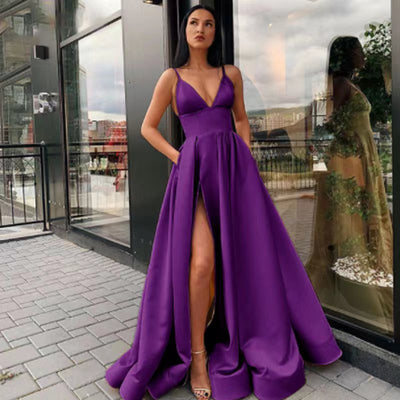 Vestido Largo Elegante con Tirantes Ajustables - Image 12