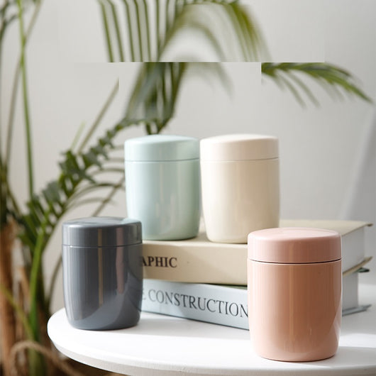 Taza Térmica Tremella con Hongo Blanco - Vaso Estético de Acero Inoxidable 304 para Infusiones