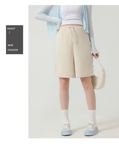 Shorts Premamá Cortos de Cintura Alta Pierna Ancha Verano Ligero - Image 19